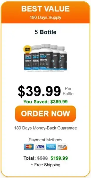 Fortivir Max Super Saver Pack: 6 Bottles for $199 ($39.99 per bottle)